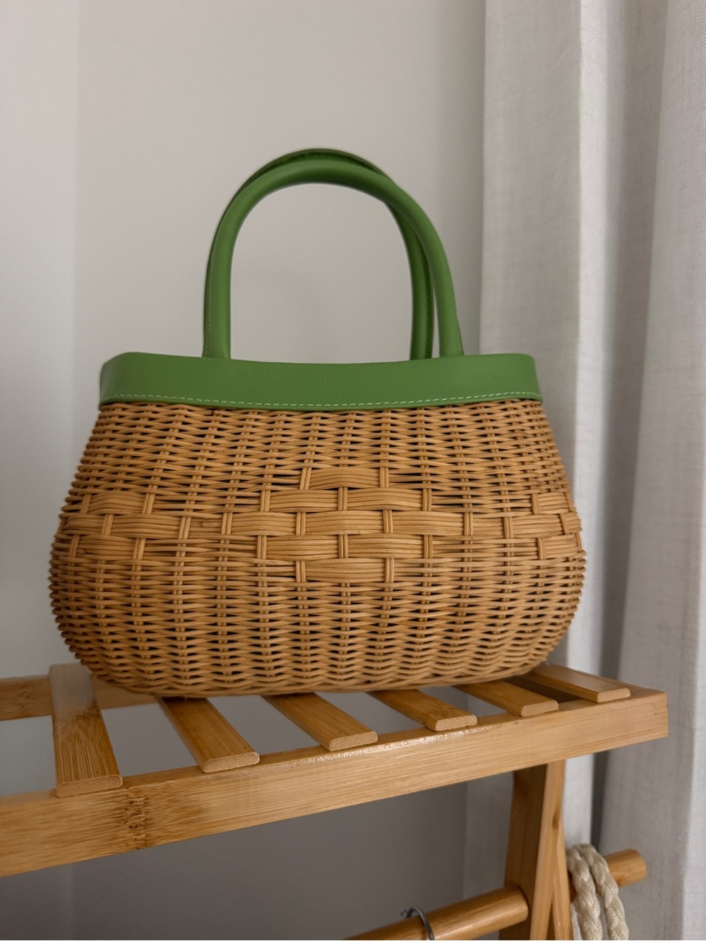 Y2K Wicker Basket Handbag Bath & Body Works Coastal
